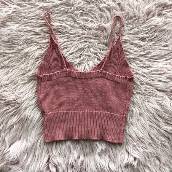 cute pink brandy knit top! - Picture 2 of 2